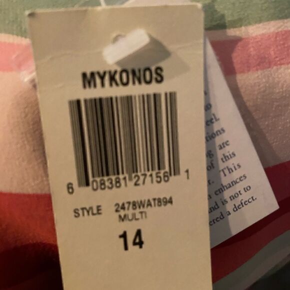 NWT Charter Club silk spring / work skirt. - Picture 8 of 9